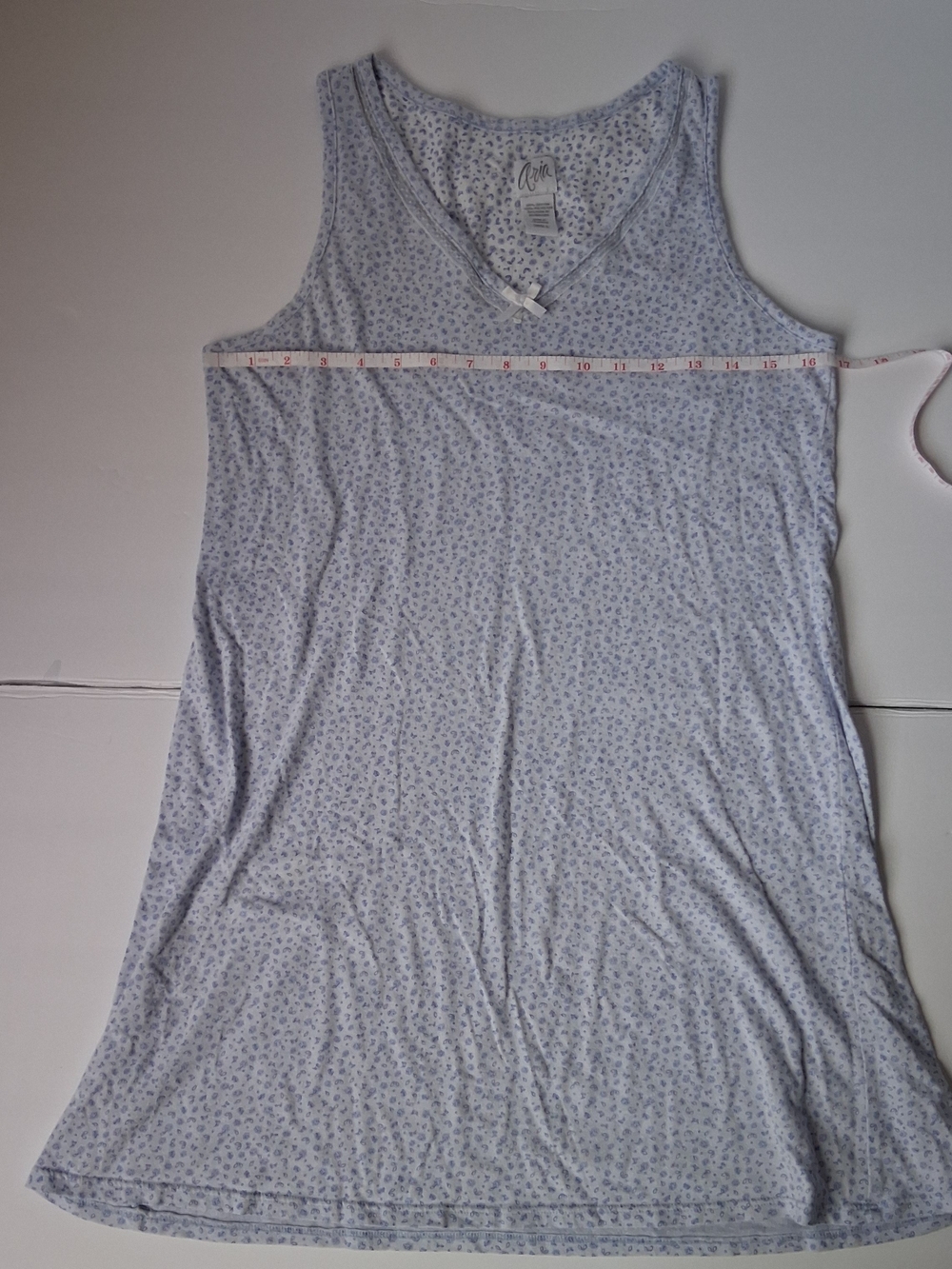 Aria Light Blue Floral Tank Camisole